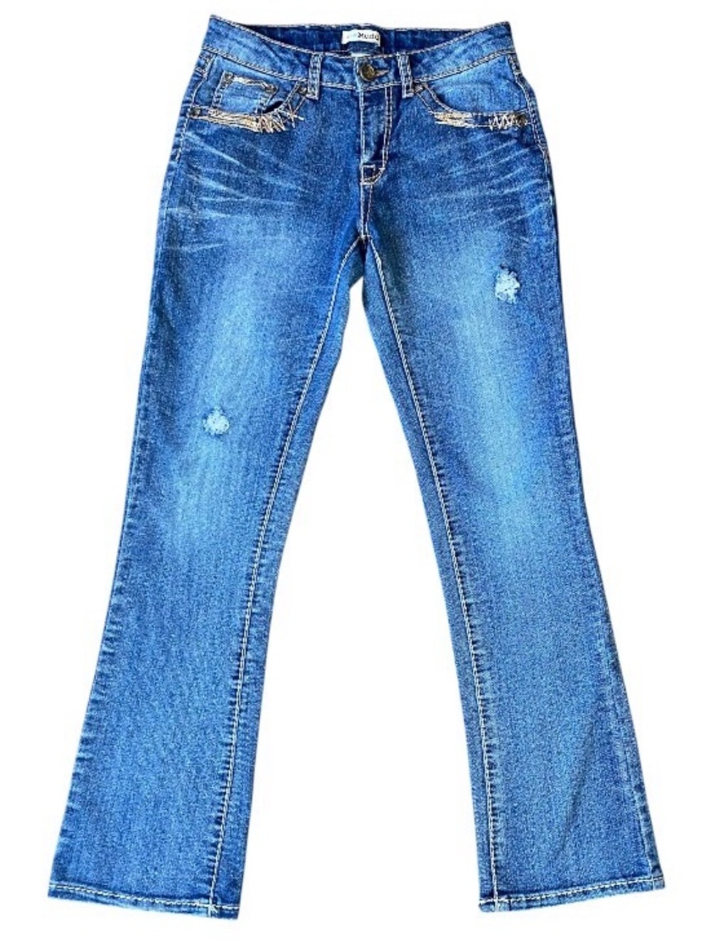 Mudd Girls Blue Flare Jeans Size 14